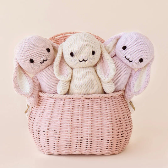 Peluche - Bébé lapin lilas - Cuddle + Kind