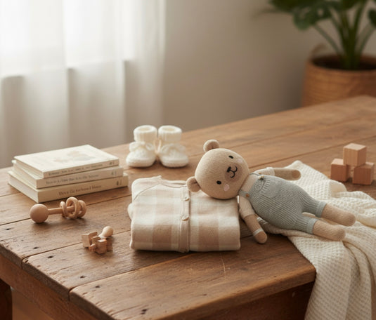 Barboteuse automne-hiver bébé unisexe damiers beige – Kali