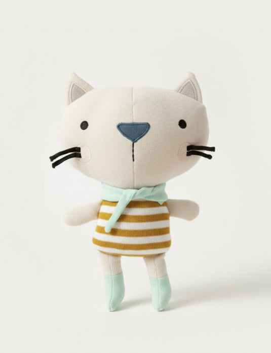 Peluche faite mains Rémi cat