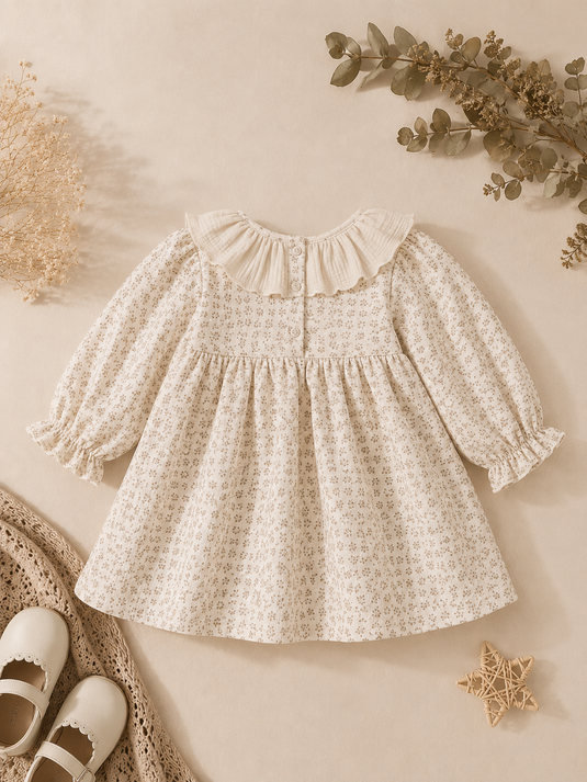 Robe florale d’automne en coton