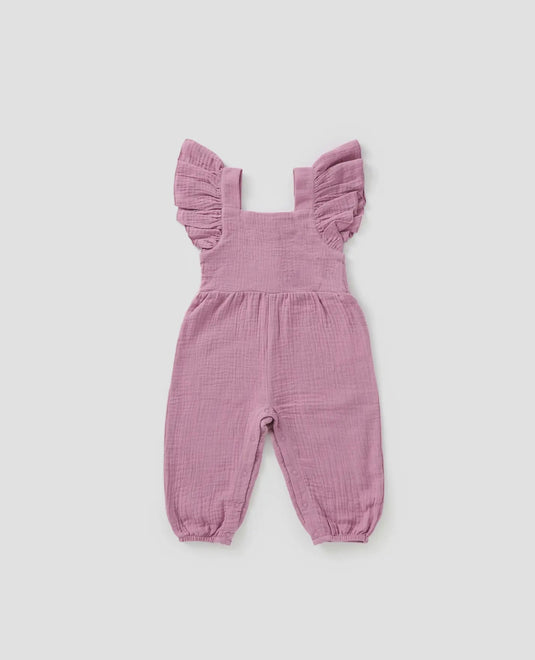 Combinaison Flutter Rose coton bio