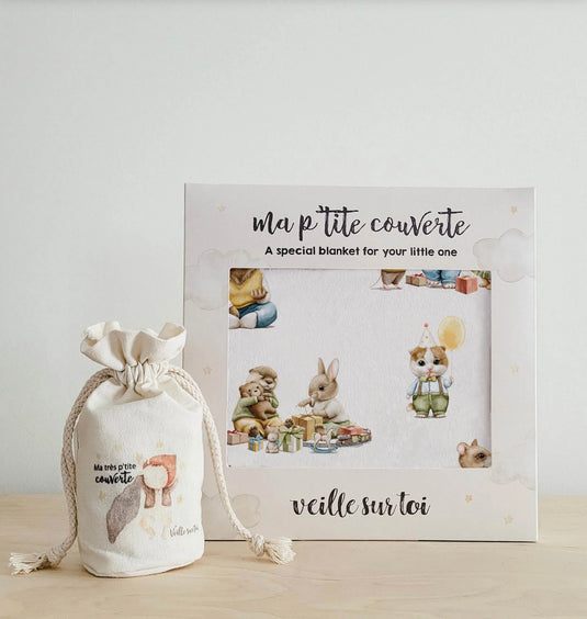 Couvertures emmaillotage de la marque Veille sur toi