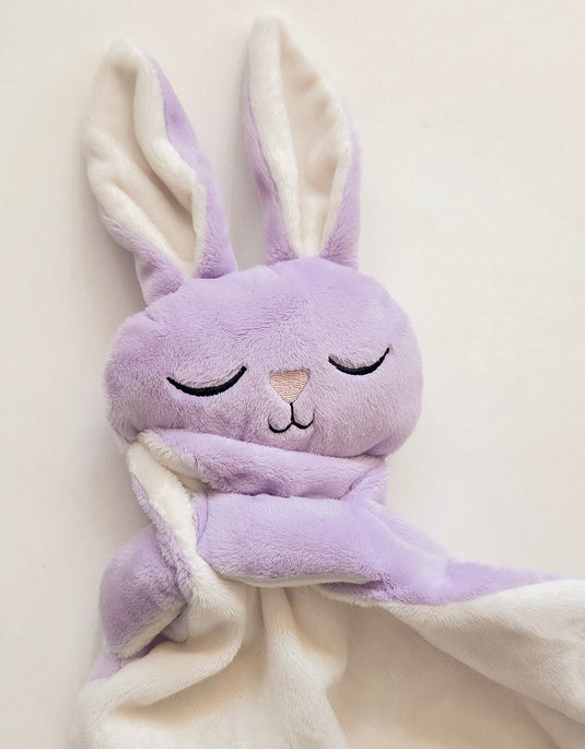 DOUDOU LAPINE - MARGUERITE LILAS ENDORMIE - VEILLE SUR TOI