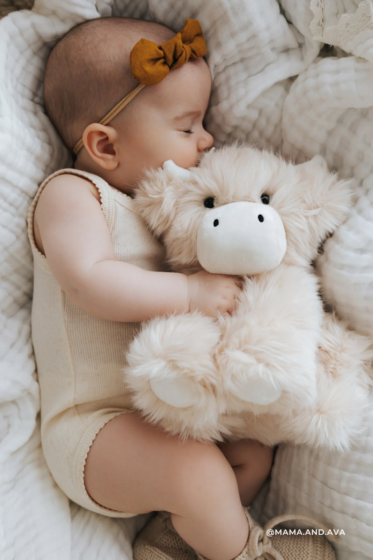 PELUCHE HILDA LA VACHE HIGHLAND - BEIGE - SNUGGLE BUNNIES