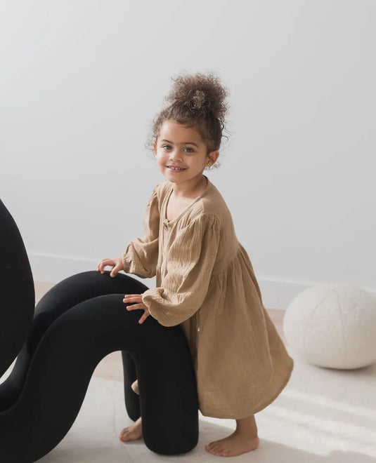 Robe à manches bouffantes Acorn coton bio