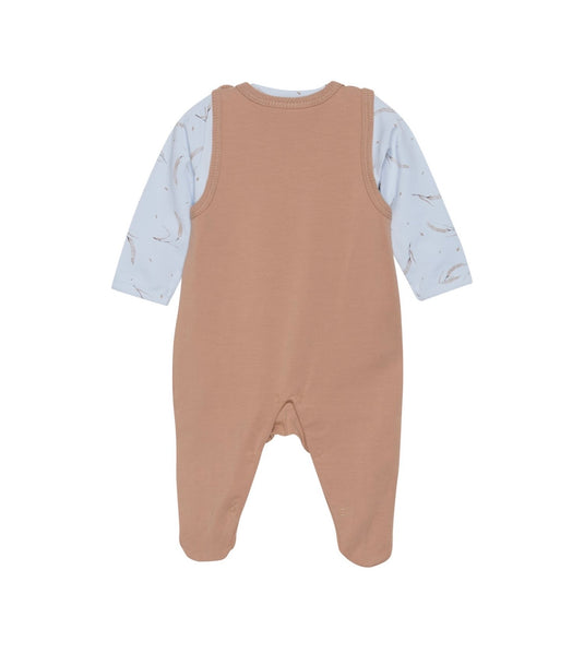 Ensemble pour bébé Fixoni garçon bleu et brun