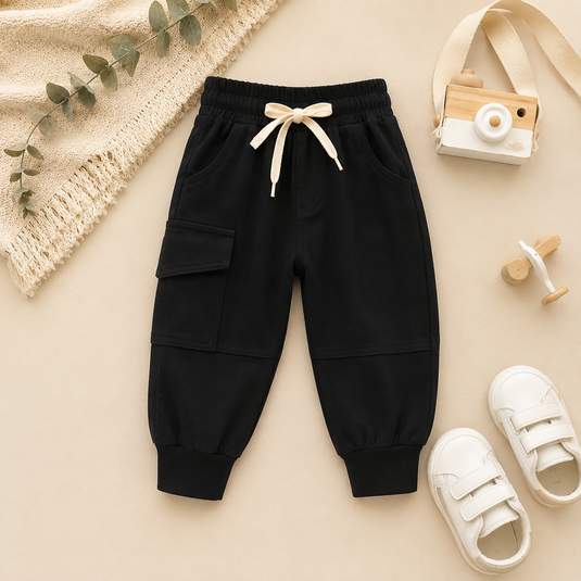 Pantalon cargo automne-hiver pour bébé et garçon