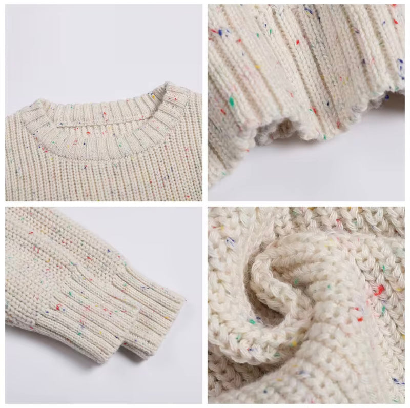 Chargez l&#39;image dans la visionneuse de la galerie, Pull en tricot 100 % coton pour garçon – Collection Kali (2 couleurs) | - Boutique Kaki Lilas
