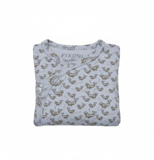 Pyjama Fixoni Baleine - Bleu fog