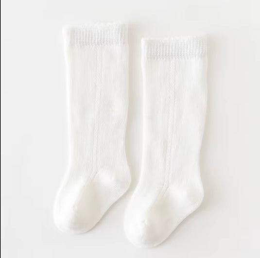 Chaussettes hautes bébé fille coton doux – automne – Kali