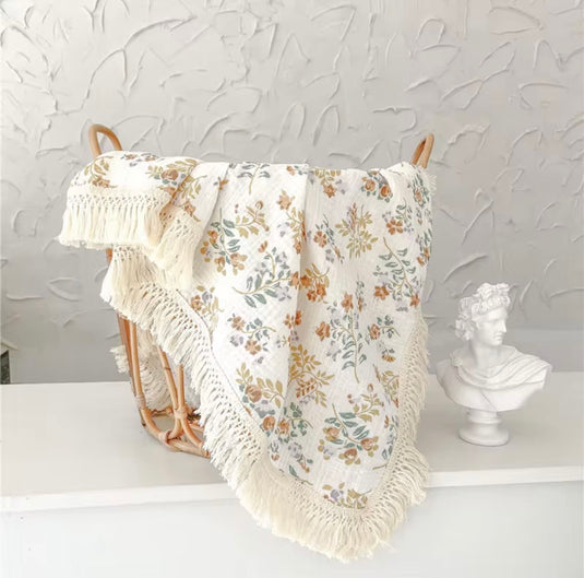 Mousseline bébé 100 % coton à motifs – Kali