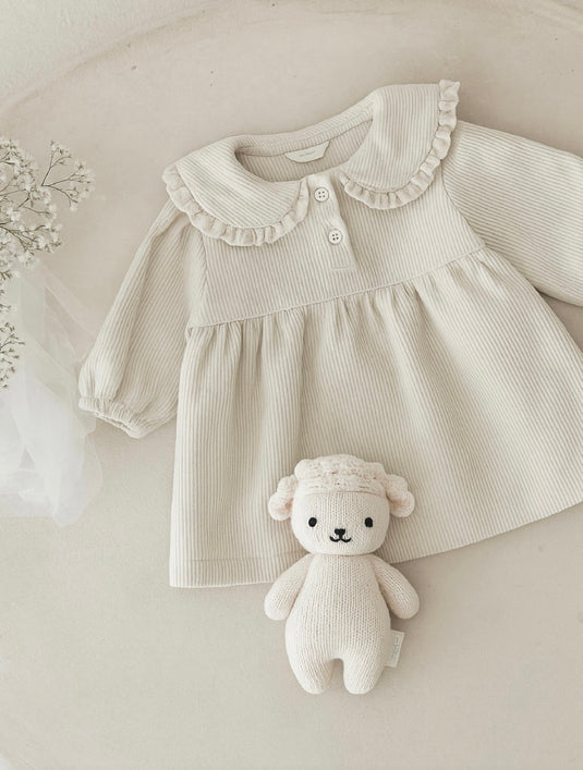 Robe velours côtelé deux tons – Kali