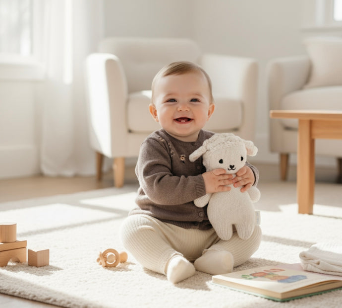 Cardigan bébé brodé en coton doux – Kali