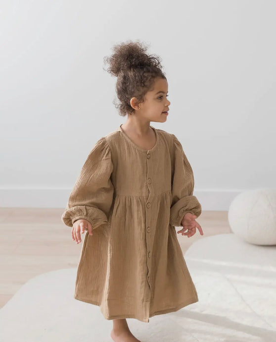 Robe à manches bouffantes Acorn coton bio