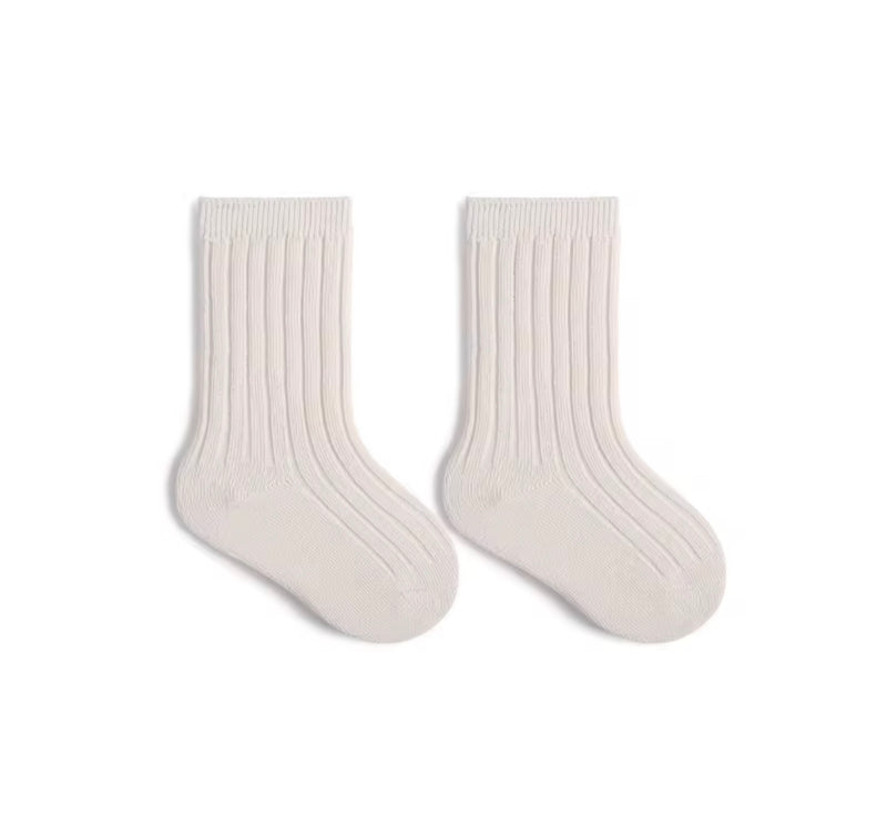 Chargez l&#39;image dans la visionneuse de la galerie, 🧦 Chaussettes en coton peigné pour bébé et enfants – Douces, confortables et stylées - Boutique Kaki Lilas
