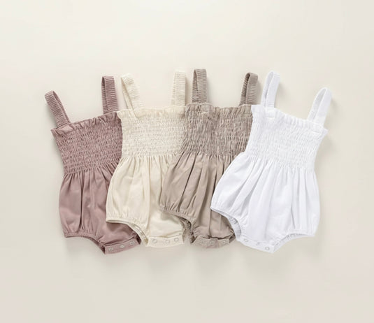 Barboteuse nid d’abeille + bandeau – Kali