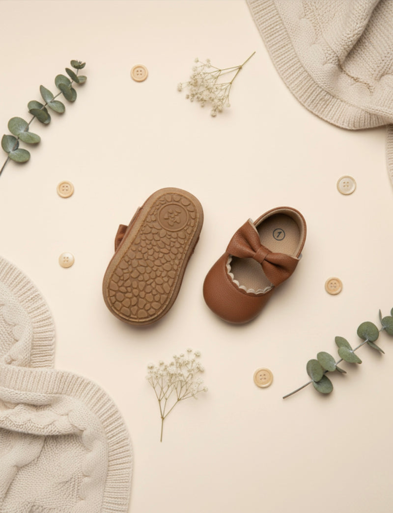 Chargez l&#39;image dans la visionneuse de la galerie, Chaussures bébé en cuir – Mary Jane| Souples, confortables et tendances
