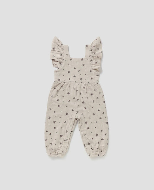 Combinaison flutter Florale coton bio