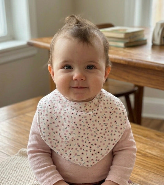 Bavoirs bandana absorbants bébé en coton – Kali (ensemble de trois)