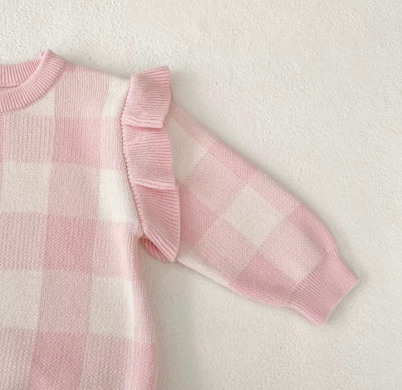 Load image into Gallery viewer, Baby girl's long-sleeved romper, soft cotton, autumn – Kali
