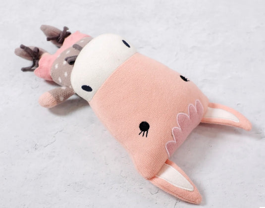 Peluche faite mains en coton bio Jordan horse