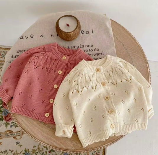 Cardigan bébé en tricot doux et respirant – Kali
