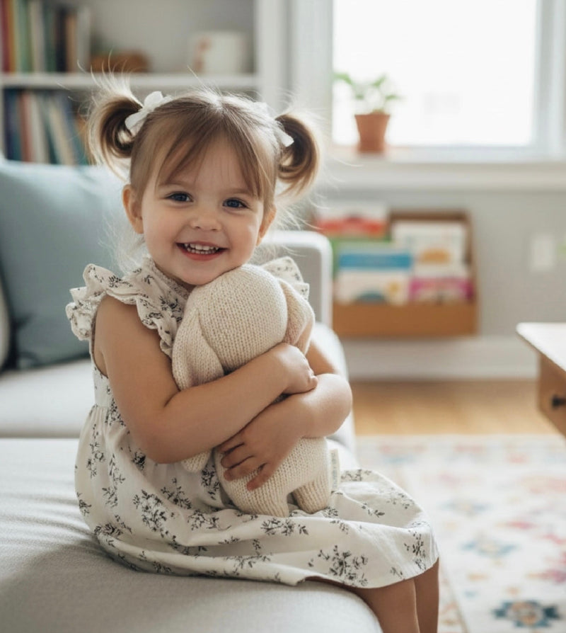 Chargez l'image dans la visionneuse de la galerie, Robe bébé fille en coton floral d’été
