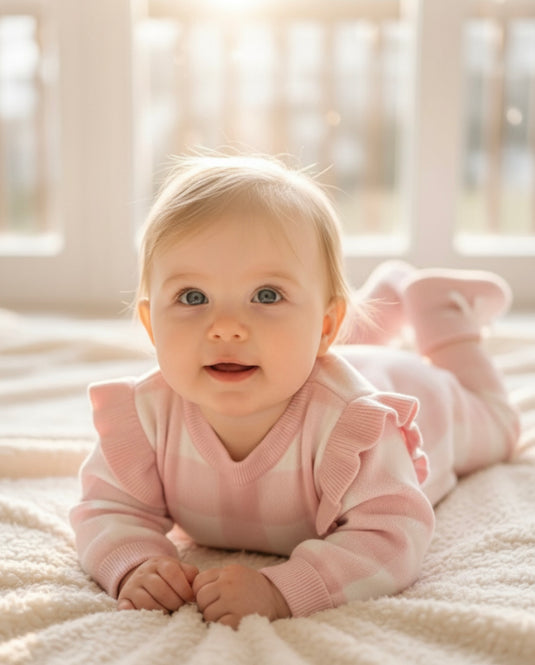 Barboteuse bébé fille manches longues automne – Kali - Boutique Kaki Lilas