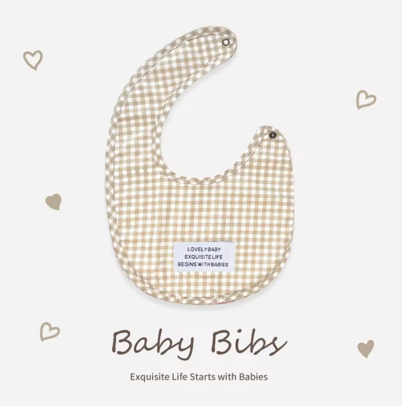 Chargez l&#39;image dans la visionneuse de la galerie, Bavoir bébé en coton motif fleuri – Kali
