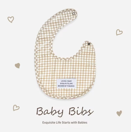 Bavoir bébé en coton motif fleuri – Kali