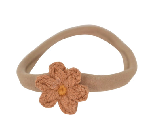 Bandeaux faits mains pour bébé avec fleur
