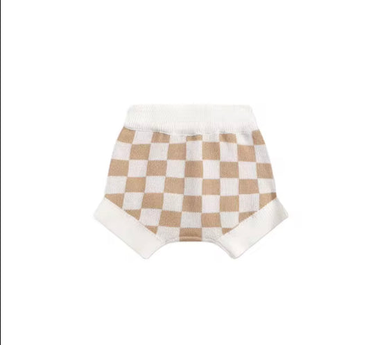 Ensemble garçon tricot à carreaux Kali | Pré-commande