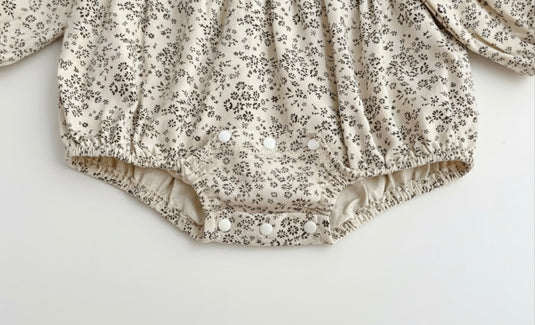 Barboteuse bébé fille à fleurs en coton doux – Kali