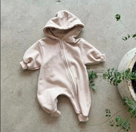 Combinaison en coton bébé manches longues zippée – Kali