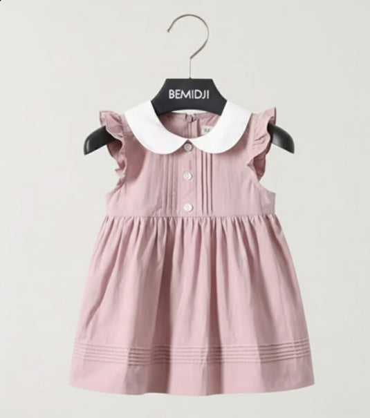 Robe Margaux – Rose poudré | Pré-commande