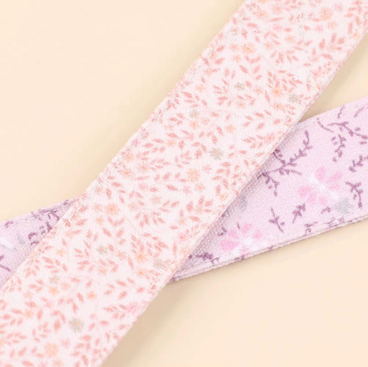 Attache-sucette bébé en coton Kali – Motifs colorés et bois naturel - Boutique Kaki Lilas