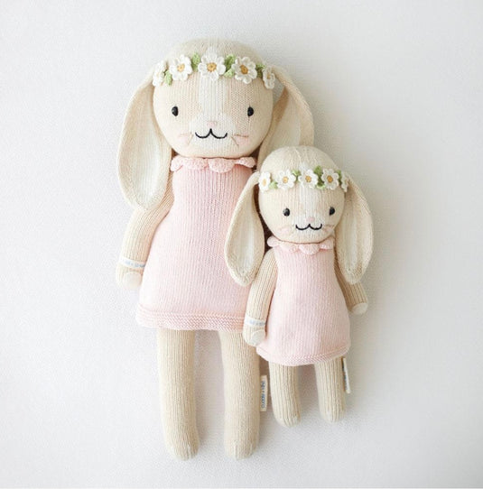 Peluche - Hannah le lapin rose - Cuddle + Kind