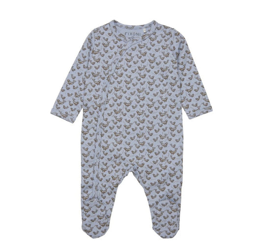 Pyjama Fixoni Baleine - Bleu fog