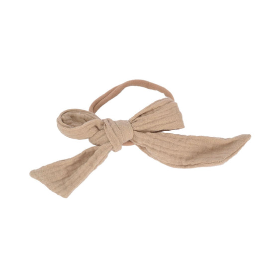 Bandeau boucle mousseline / nylon