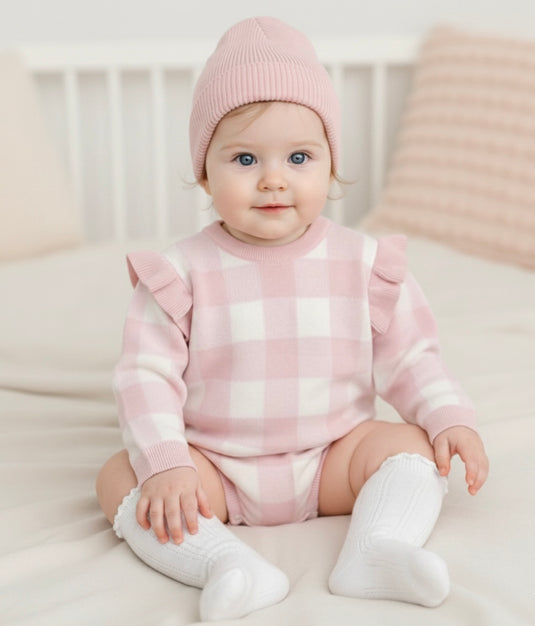 Chaussettes hautes bébé fille coton doux – automne – Kali