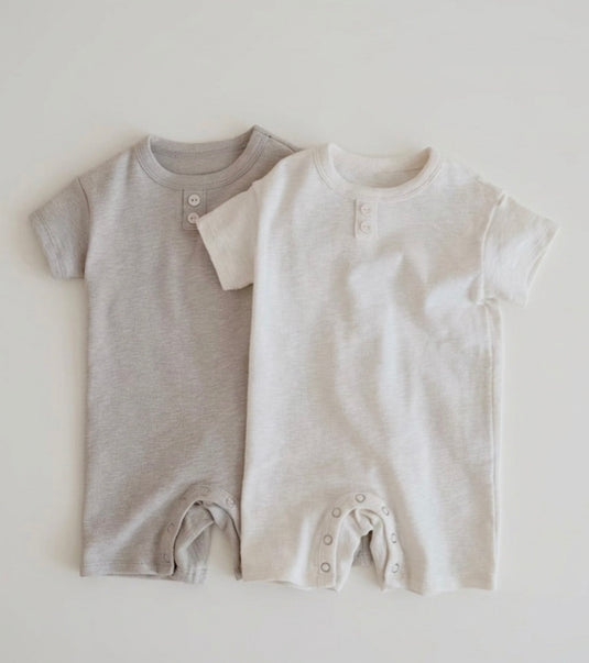 Combinaison bébé garçon en bambou doux