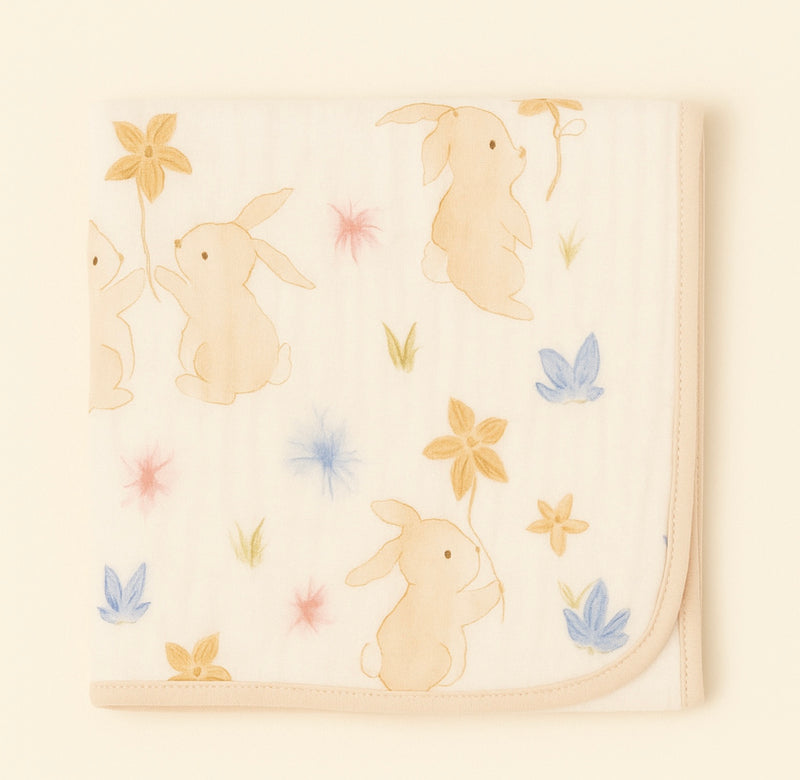 Load image into Gallery viewer, Soft &amp; light organic cotton and bamboo baby muslin – Kali
