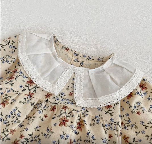 Soft cotton pink floral baby diaper cover – Kali