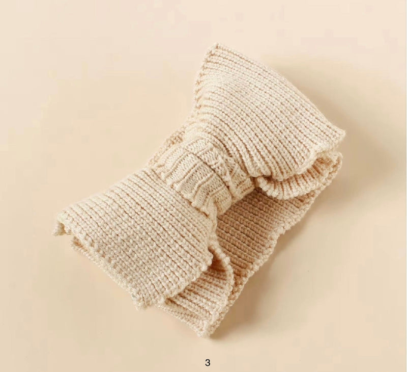 Chargez l'image dans la visionneuse de la galerie, Bandeau noeud en tricot coton bio – Kali -
