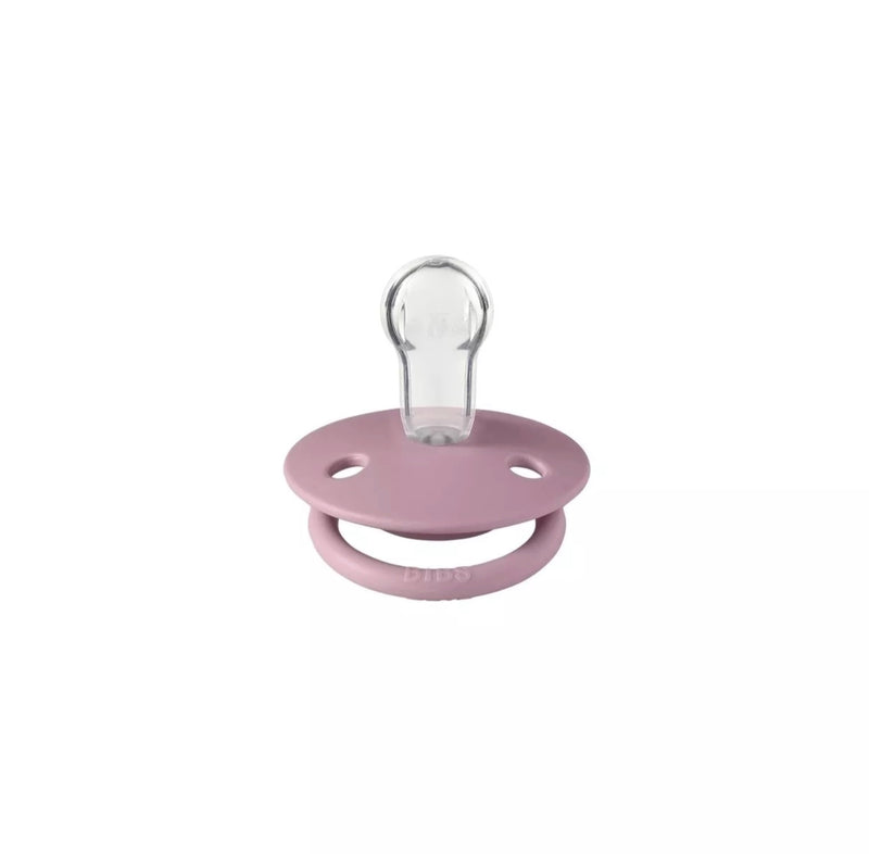 Chargez l&#39;image dans la visionneuse de la galerie, Paquet contenant deux suces Bibs en silicone couleur Heather et Dusky lilas
