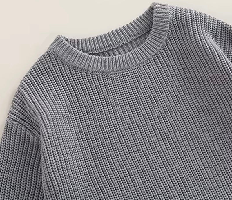 Chargez l'image dans la visionneuse de la galerie, Barboteuse automne-hiver bébé garçon en tricot bio – Kaki lilas
