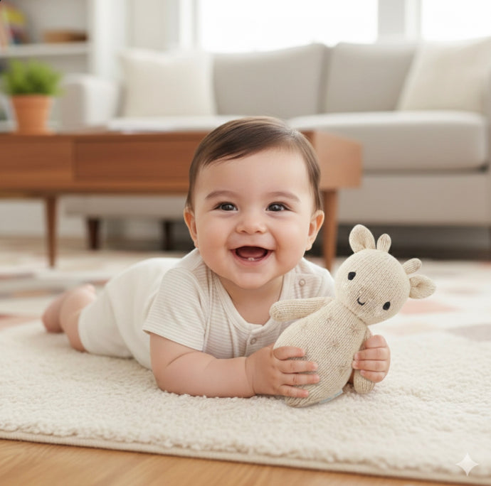 Barboteuse bébé coton rayée ivoire manches courtes – Kali