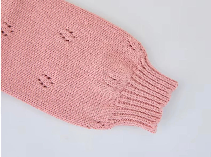 Load image into Gallery viewer, Cardigan bébé et fille ivoire &amp; rose Vichy | Pré-commande
