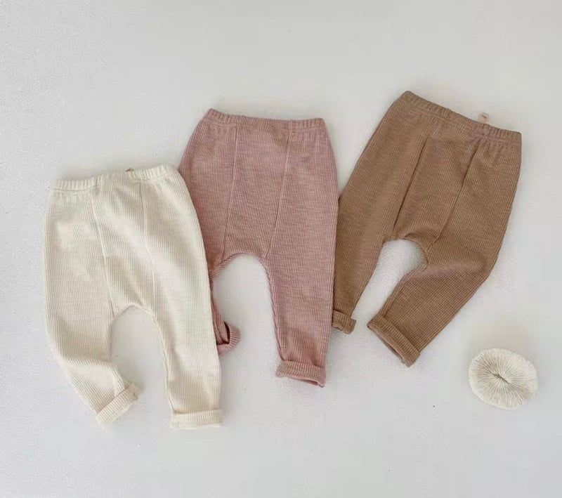 Chargez l'image dans la visionneuse de la galerie, Legging bébé coton doux extensible – Kali automne
