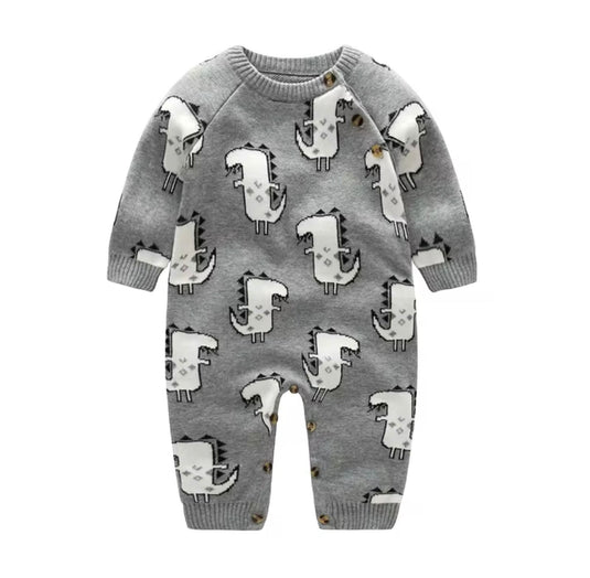 Combinaison bébé garçon en tricot de coton doux – Kali